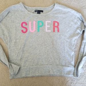 Gap long sleeve crop top